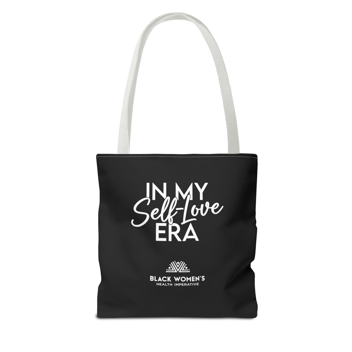 "In My Self Love Era" Black Tote Bag