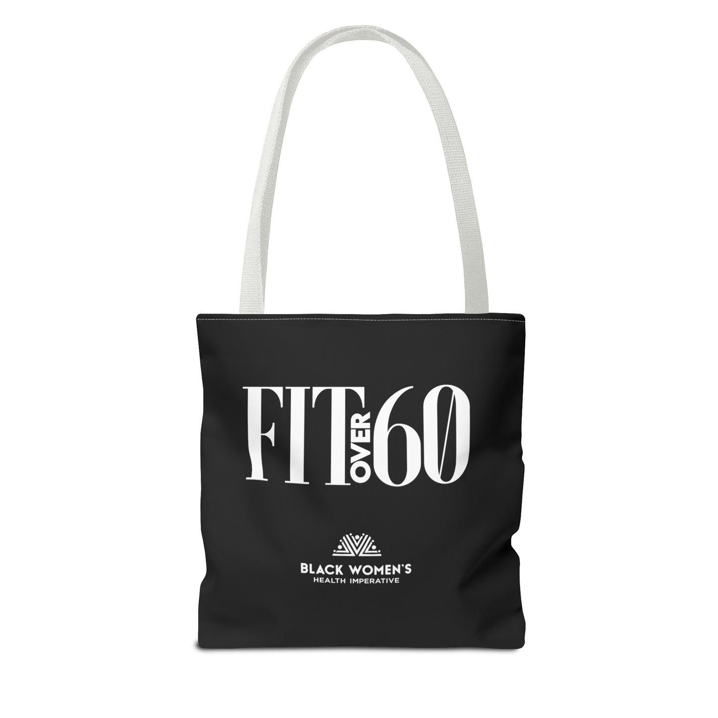 Fit Over 60 Black Tote Bag