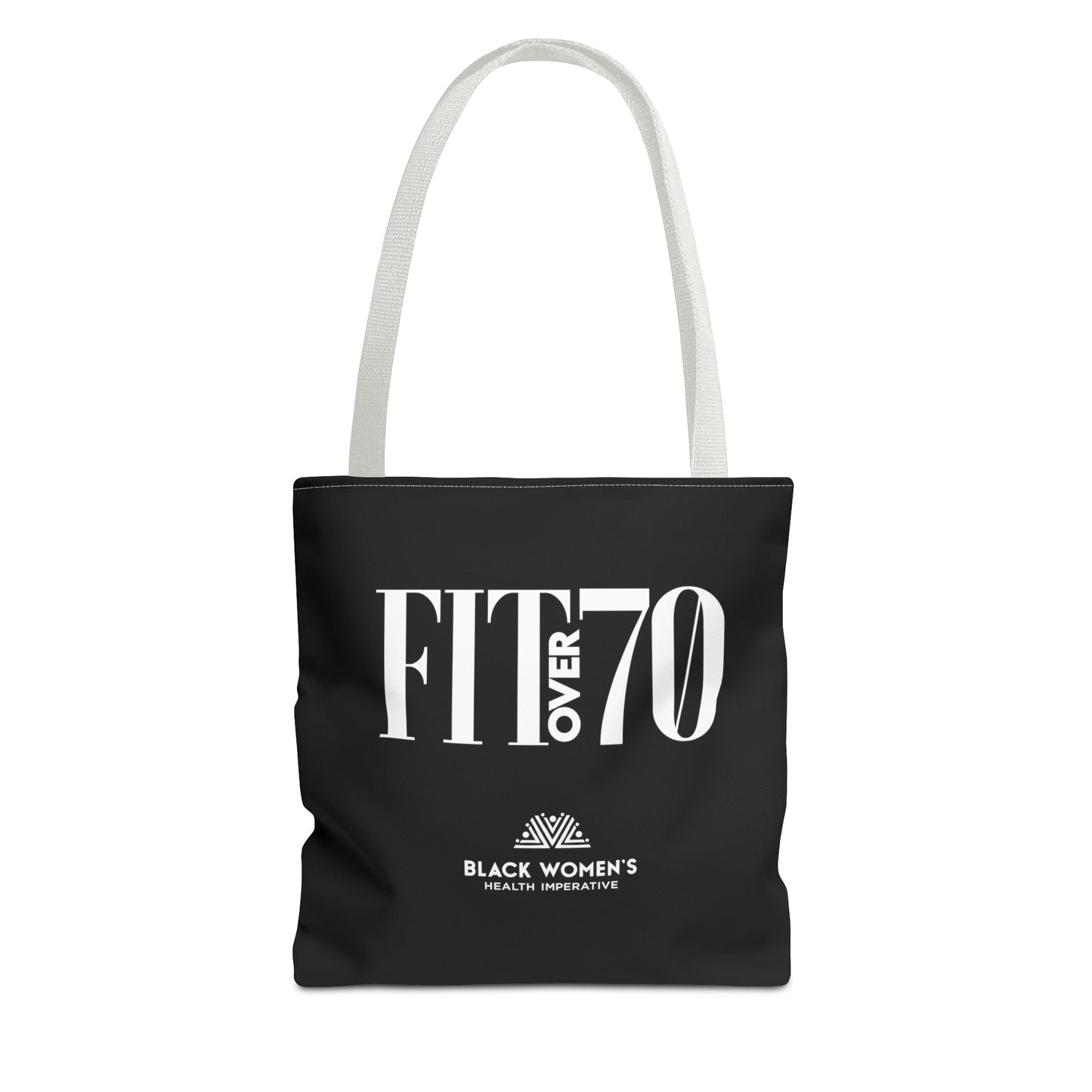 Fit Over 70 Black Tote Bag