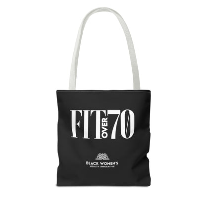 Fit Over 70 Black Tote Bag