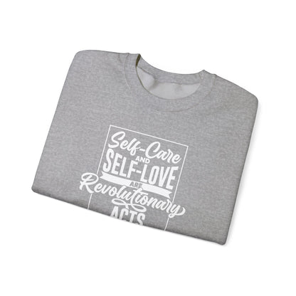 "Self Care Quote by Byllye Avery" Crewneck Sweatshirt